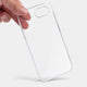 Transparent iPhone 16e case, clear (soft)