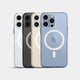 Super thin iPhone 13 pro cases on different iPhone colors, MagSafe Clear
