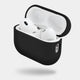 minimal airpods pro 2nd generation case by totallee adds grip, black