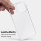 Transparent iPhone 15 pro max case, Clear (Soft)