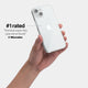 iPhone 14 plus case by totallee adds grip, Clear (Soft)