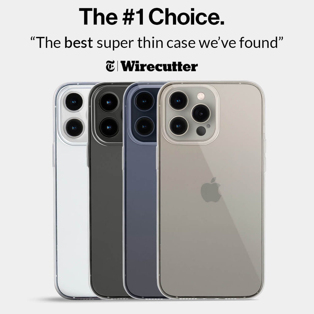 Clear iPhone 15 Pro Max Case - Transparent with Extra Grip – totallee