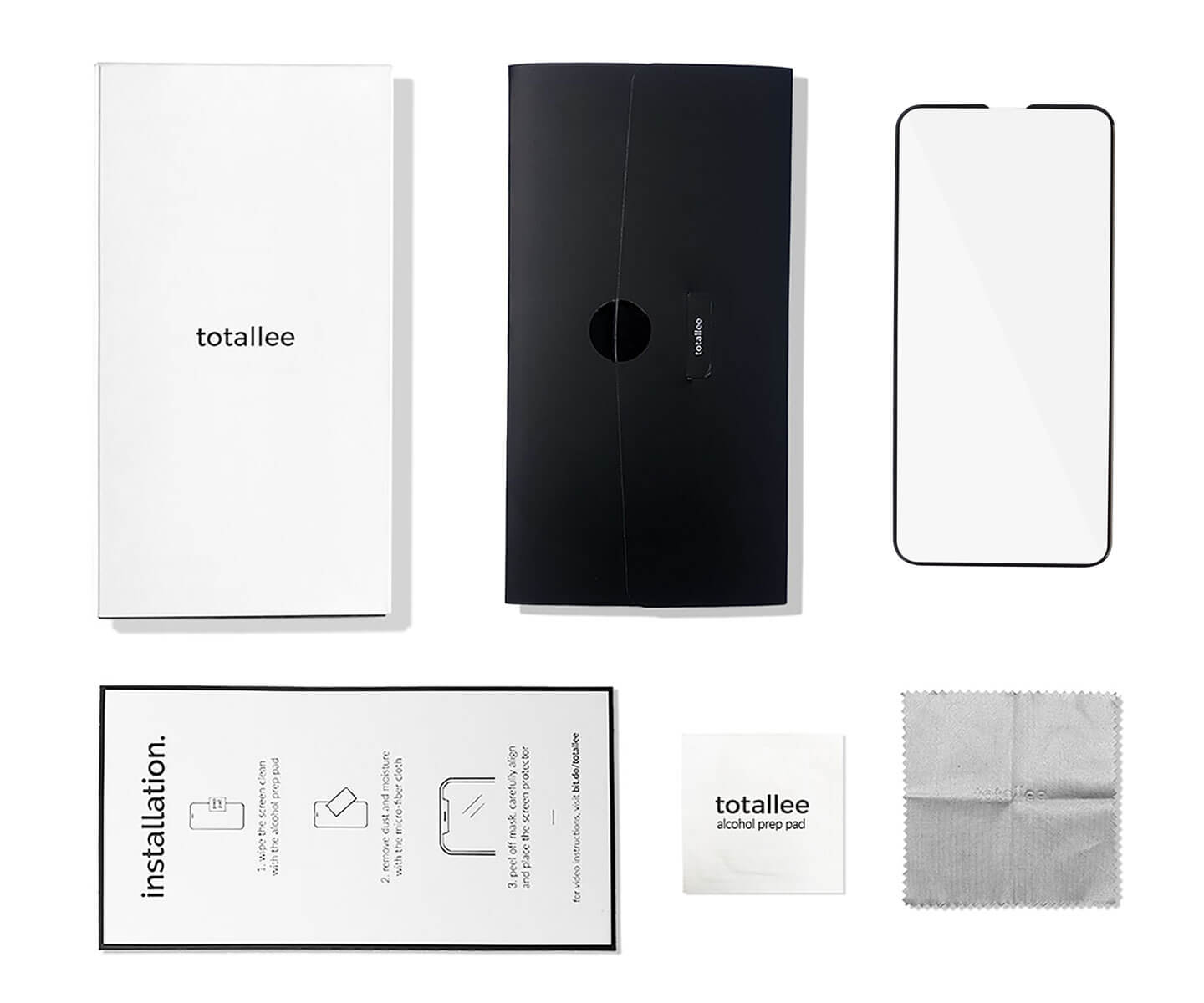 installation kit for the iPhone 15 Pro screen protector