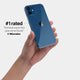 Clear iPhone 12 case by totallee adds grip, Clear (Soft)