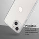 Clear and protective iPhone 14 case by totallee, Clear (soft)