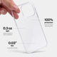 Slimmest iPhone 14 pro case by totallee, Clear (soft)