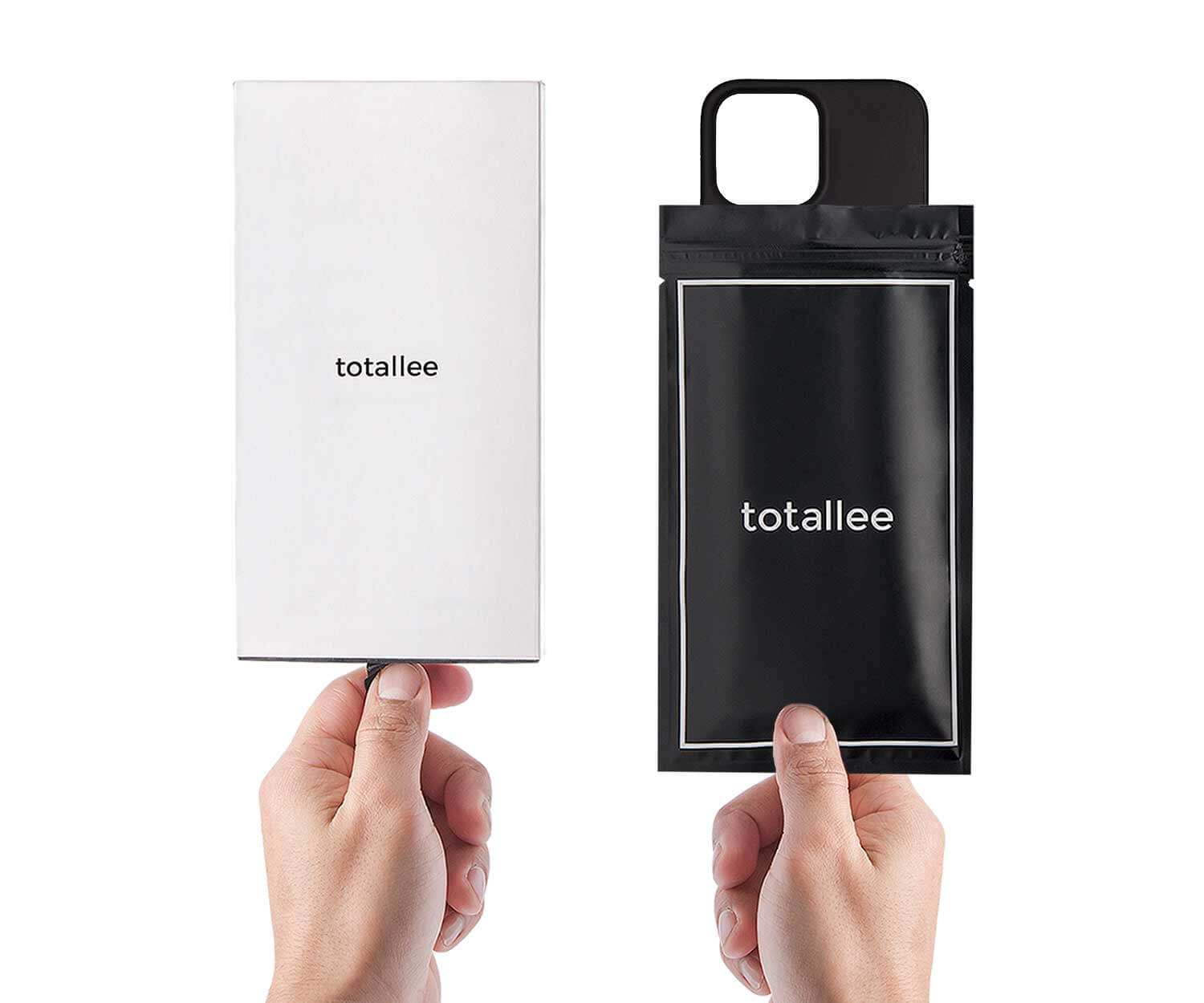 a thin totallee iphone 15 case and packaging