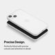 Slim iPhone 15 case by totallee, frosted clear