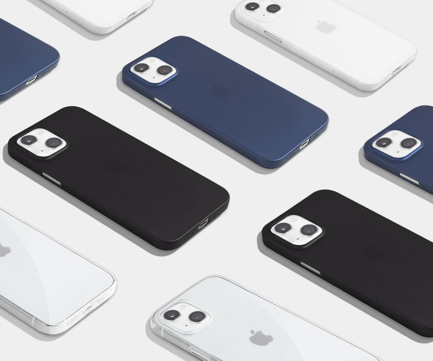 a collection of super thin iPhone 15 cases