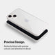 Slim iPhone 15 case by totallee, clear