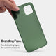 Thin case for iPhone 15 by totallee, green