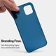 Thin case for iPhone 15 by totallee, navy blue
