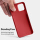 Thin case for iPhone 15 by totallee, red