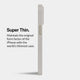 Super thin iPhone 15 pro case, natural titanium