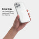 Clear iPhone 15 pro max case with extra grip, Clear (Soft)