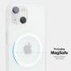 Quality iPhone 14 plus case by totallee, magsafe frosted clear