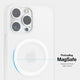 Quality iPhone 14 Pro max case by totallee, magsafe frosted clear