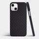 Ultra thin iPhone 13 mini case by totallee, carbon fiber pattern