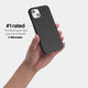 iPhone 14 plus case by totallee adds grip, carbon fiber pattern
