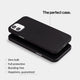 Super thin iPhone 12 case by totallee, Frosted black
