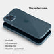 Clear iPhone 12 pro case transparent by totallee and text naming it the perfect case, Clear