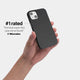 iPhone 13 mini case by totallee adds grip, carbon fiber pattern