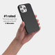 iPhone 13 pro case by totallee adds grip, carbon fiber pattern