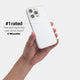 iPhone 13 Pro case by totallee adds grip, Frosted clear