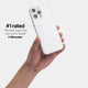 iPhone 13 Pro max case by totallee adds grip, Frosted clear