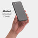 iPhone SE case by totallee adds grip, Frosted black