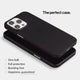 Super thin iPhone 14 pro max case by totallee, Frosted black
