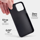 Slimmest iPhone 13 pro max case by totallee, carbon fiber pattern