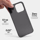 Slimmest iPhone 13 pro case by totallee, Frosted black