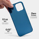 Slimmest iPhone 13 pro max case by totallee, navy blue
