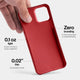 Slimmest iPhone 12 pro max case by totallee, red