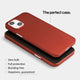 Super thin iPhone 13 case by totallee, red