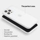 Super thin iPhone 13 Pro case by totallee, Frosted clear