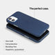 Super thin iPhone 12 mini case by totallee, Navy blue