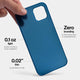 Slimmest iPhone 14 case by totallee, navy blue