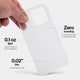 Slimmest iPhone 14 Pro max case by totallee, Frosted clear
