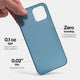 Slimmest iPhone 12 pro max case by totallee, pacific blue