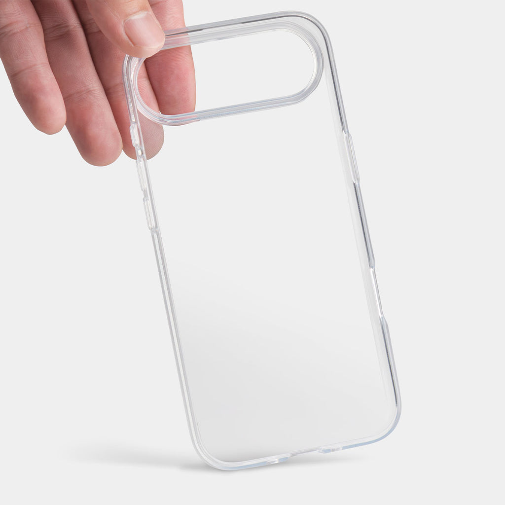 Empty Iphone Shell Image Clear iPhone Air Case - Transparent with Extra Grip – totallee