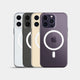 Super thin iPhone 14 pro max cases on different iPhone colors, MagSafe Clear