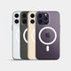 Super thin iPhone 14 pro cases on different iPhone colors, MagSafe Clear