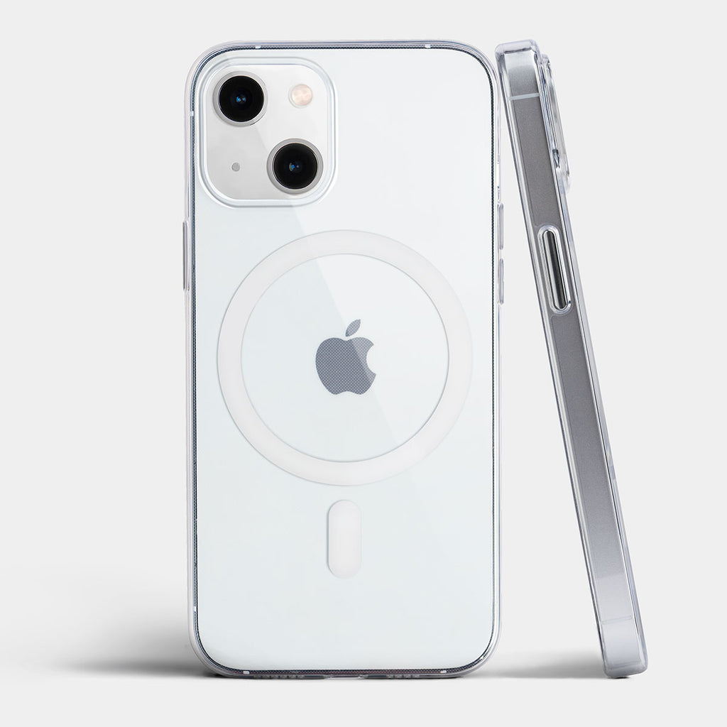 Ultra thin iPhone 13 mini case by totallee, MagSafe Clear