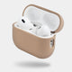 minimal airpods pro 2nd generation case by totallee adds grip, beige