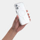 Clear iPhone 17 case with extra grip, magsafe clear