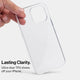Transparent iPhone 15 plus case, Clear (Soft)