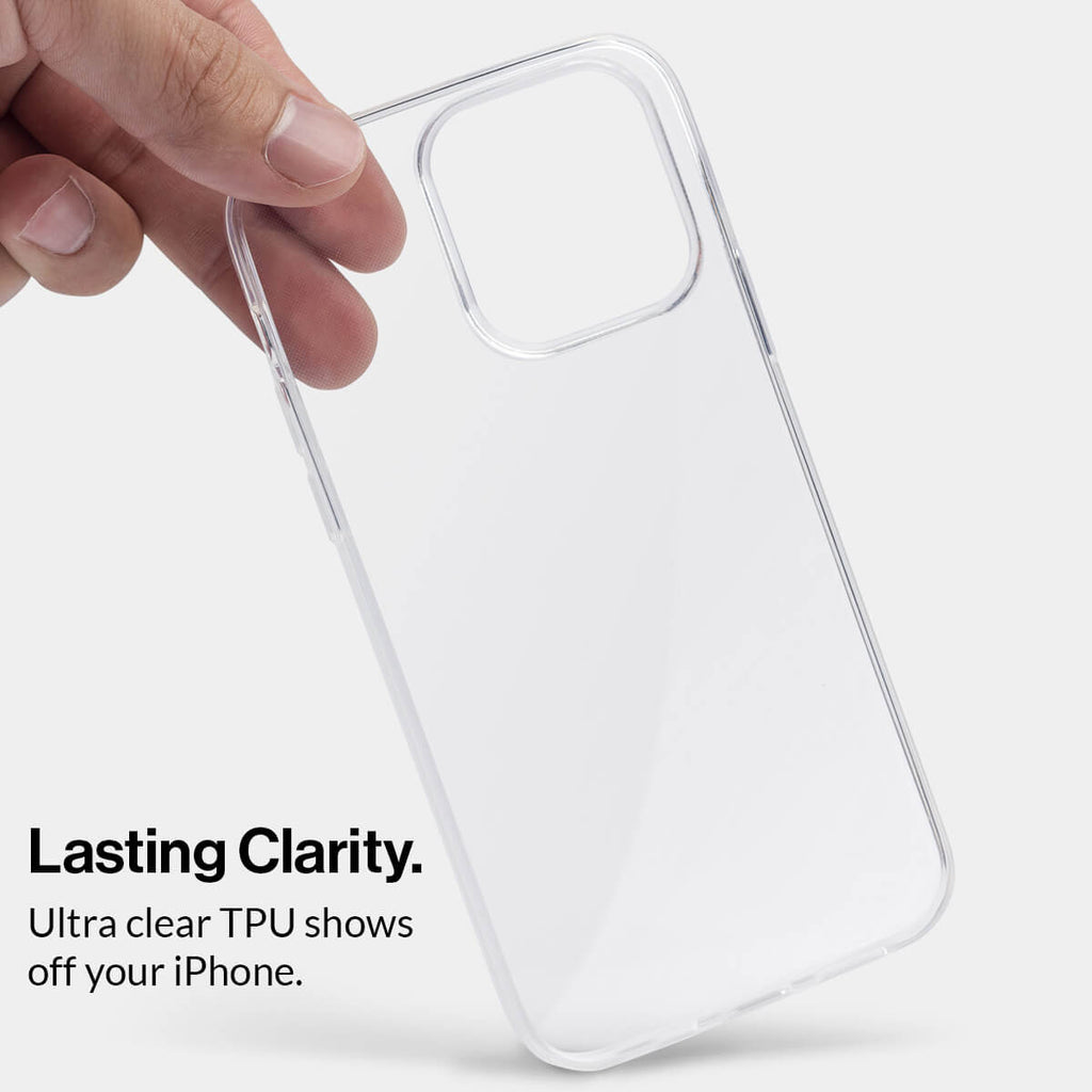 Clear Phone Case iPhone 15 Pro - Anti-Yellowing