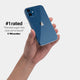 iPhone 12 mini case by totallee adds grip, Clear (Soft)